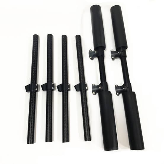20 mm by 500 mm carbon landing gear bar compatible with EFT E410P and E610P frames